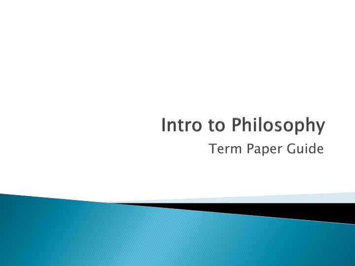 term paper guide