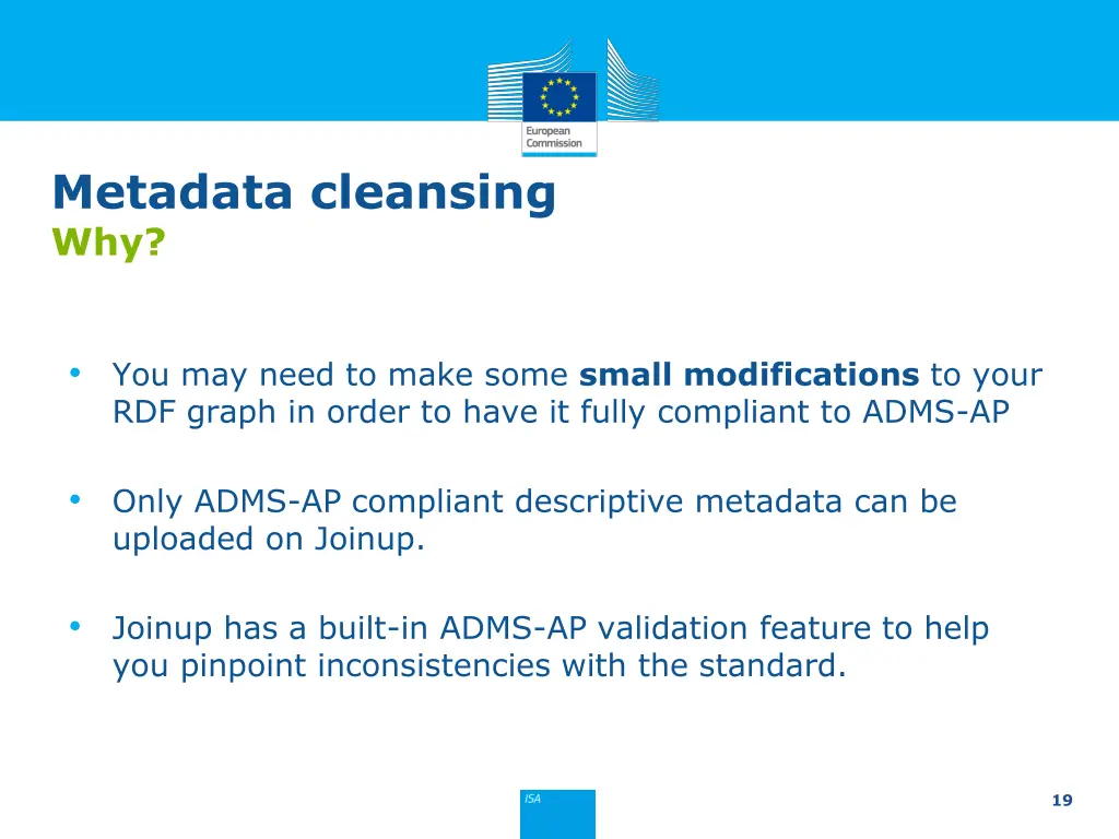 metadata cleansing why