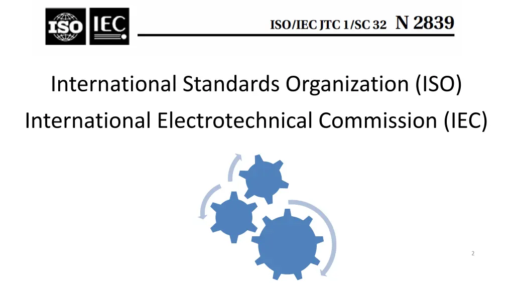 international standards organization iso