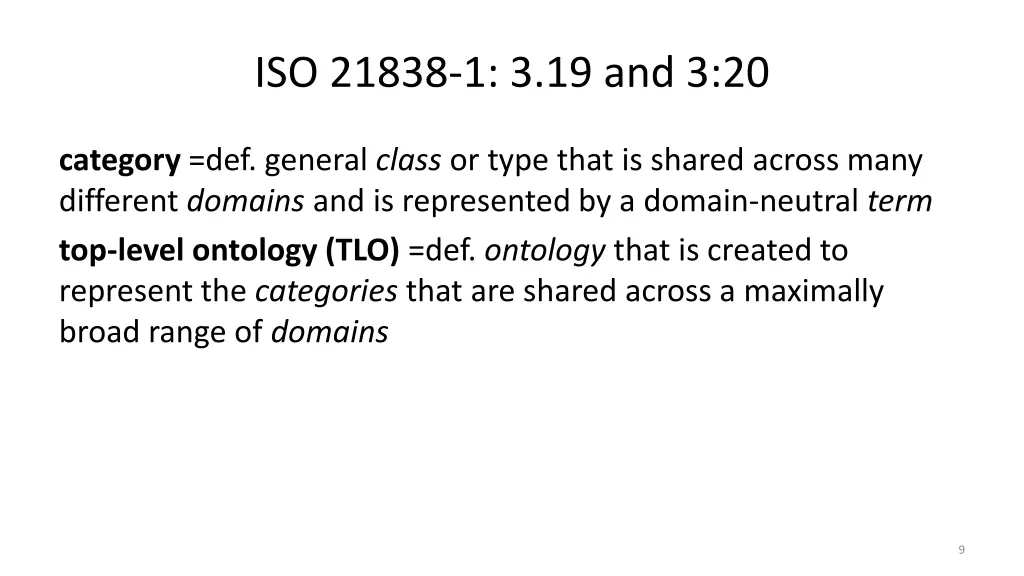 iso 21838 1 3 19 and 3 20