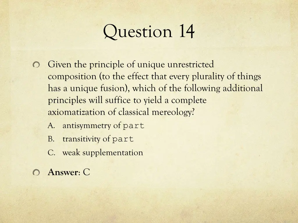 question 14