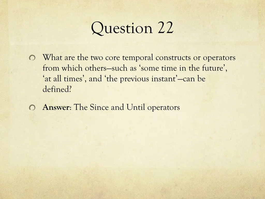 question 22