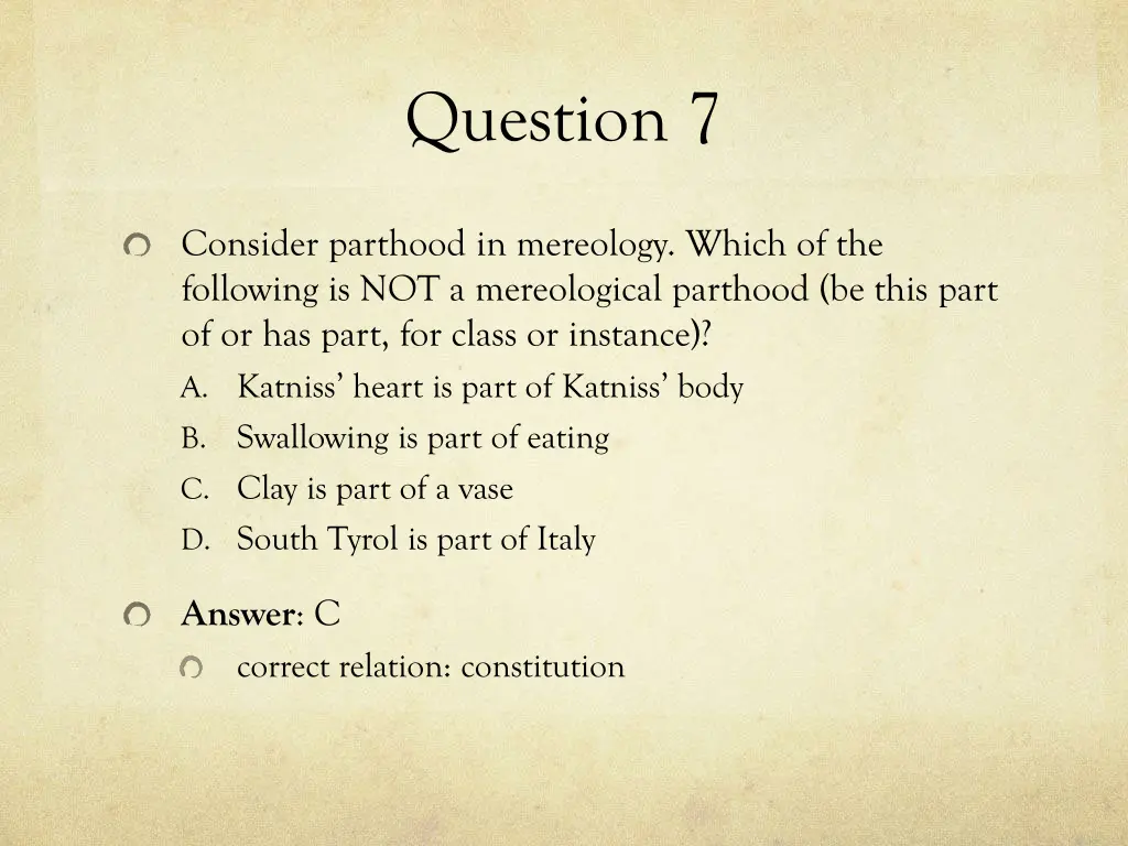 question 7