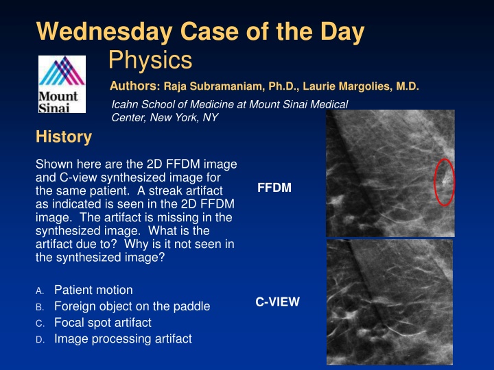 wednesday case of the day physics