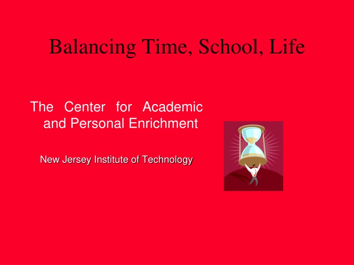 balancing time school life