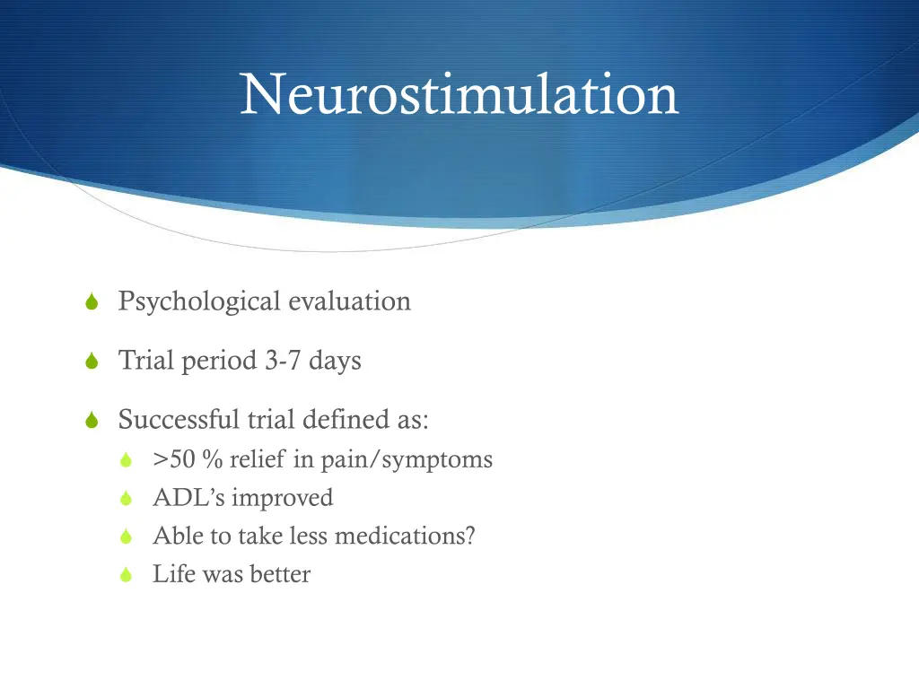 neurostimulation