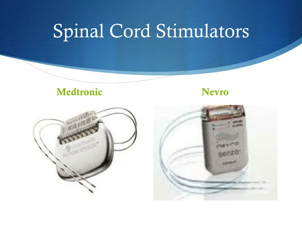 spinal cord stimulators