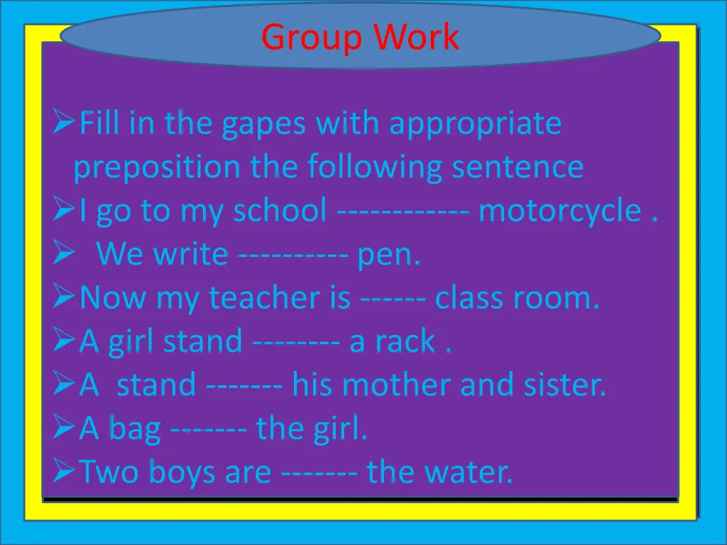 group work