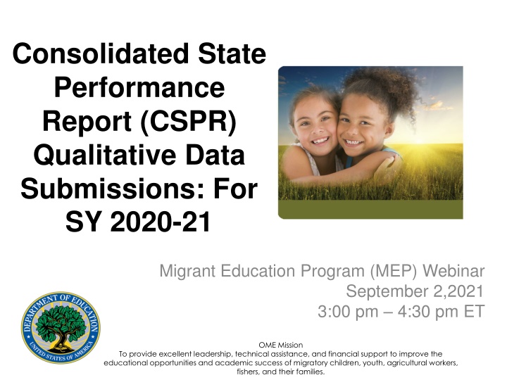 consolidated state performance report cspr