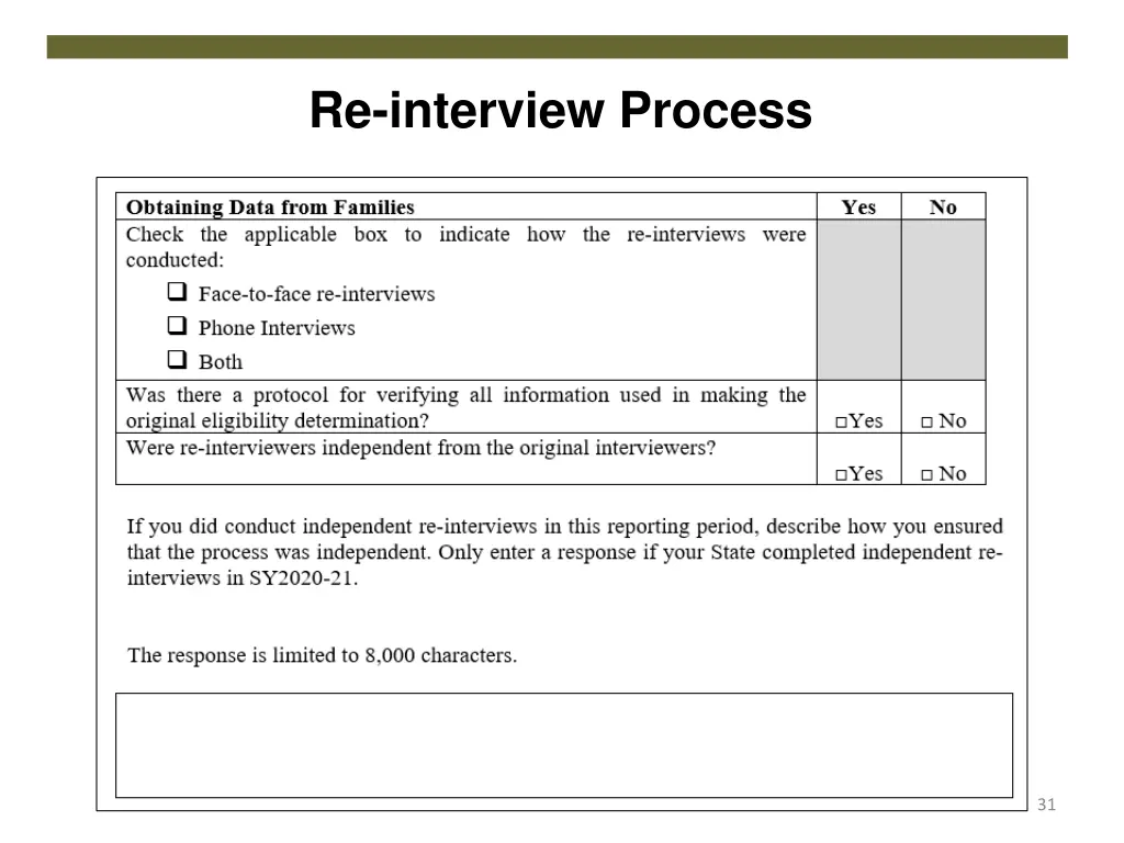 re interview process