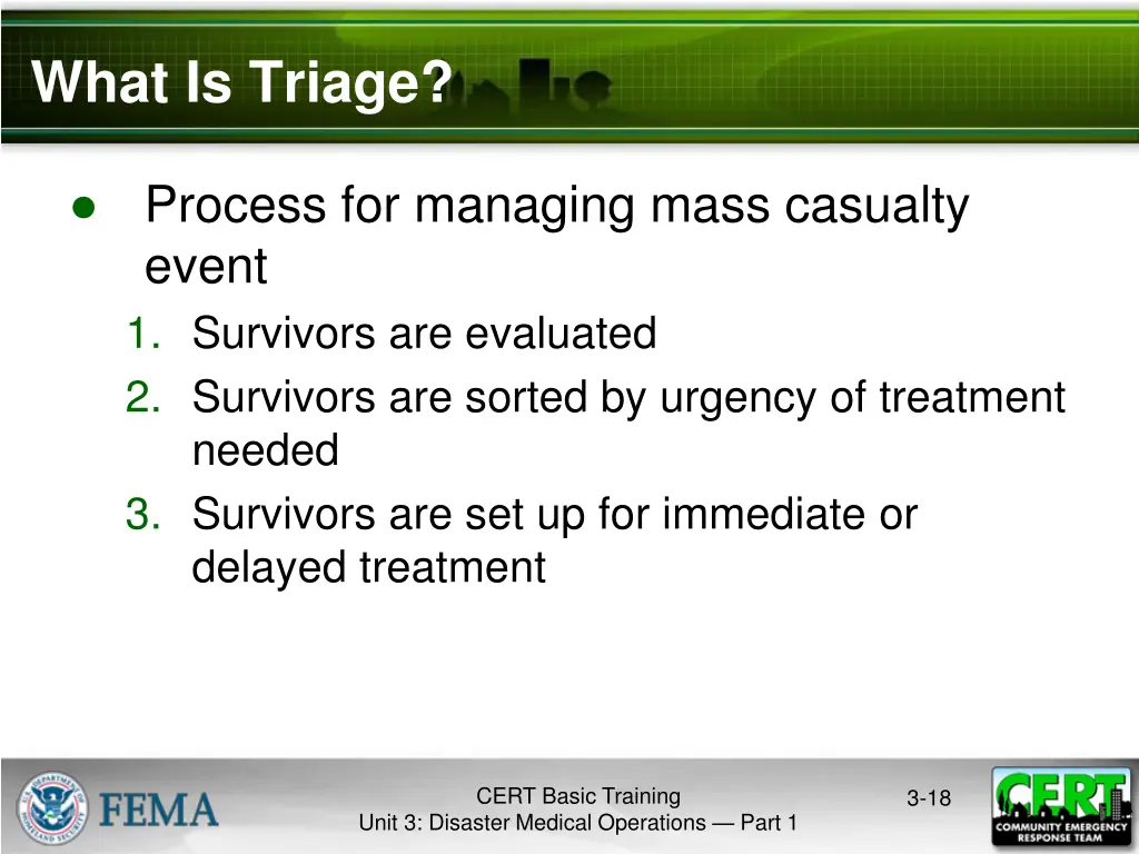 what is triage