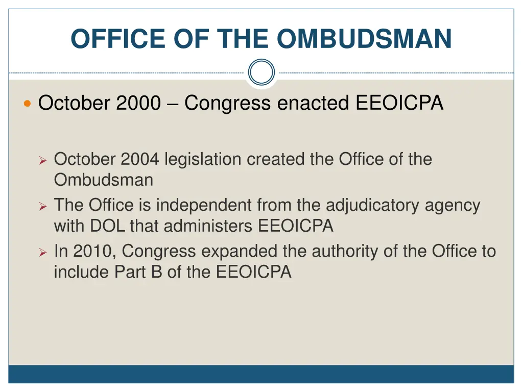 office of the ombudsman