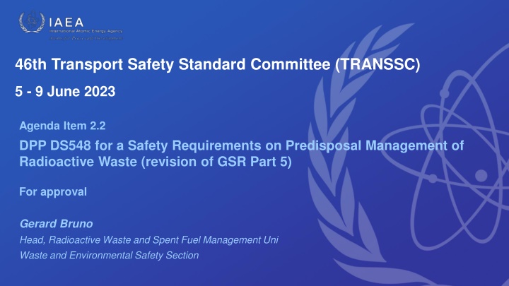 46th transport safety standard committee transsc