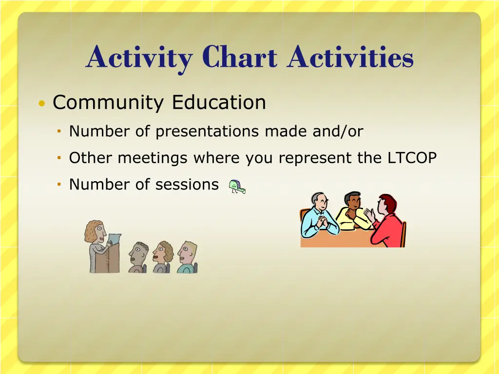 activity chart activities 5