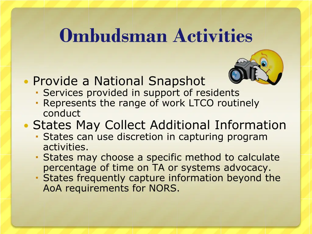 ombudsman activities