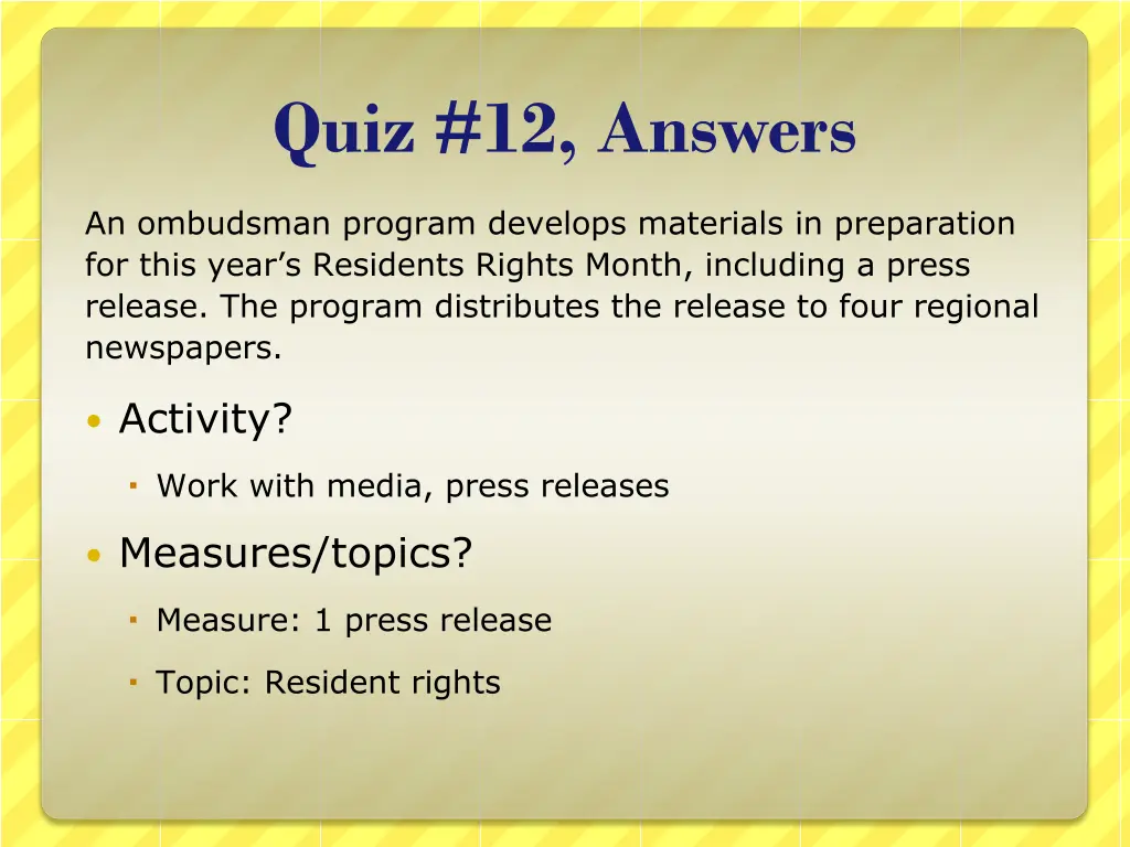 quiz 12 answers