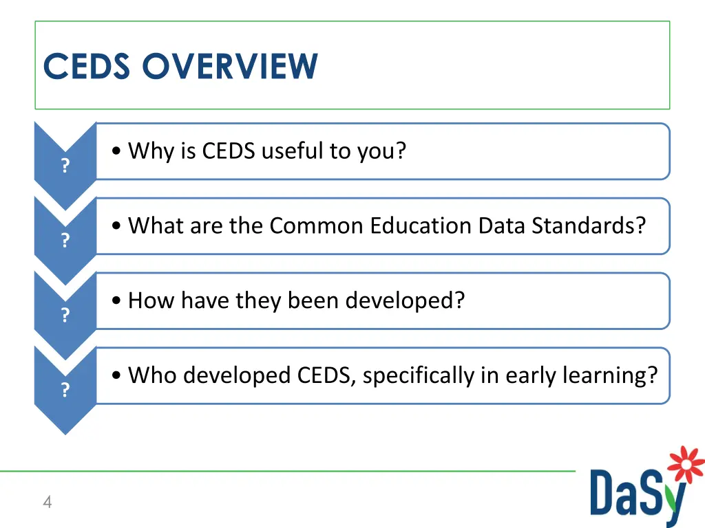 ceds overview