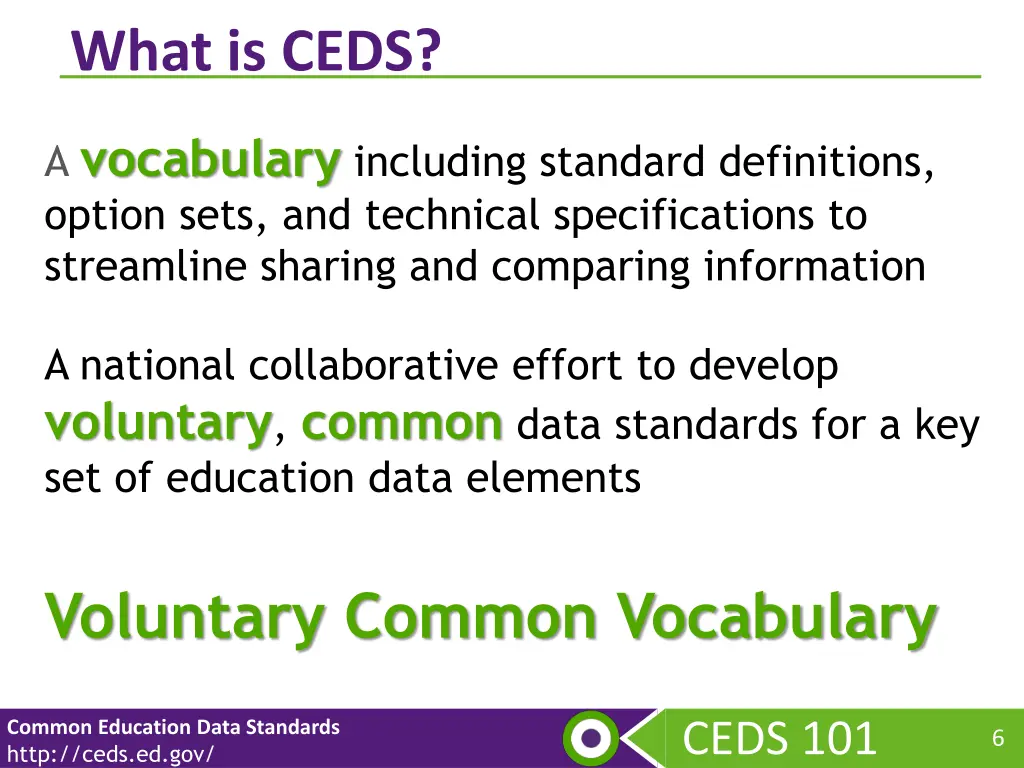 what is ceds