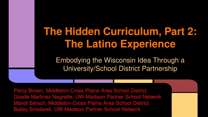 the hidden curriculum part 2 the latino experience