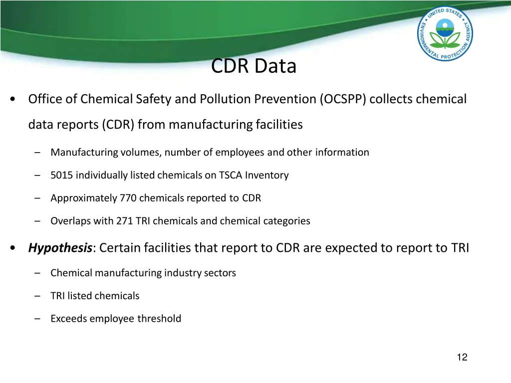 cdr data