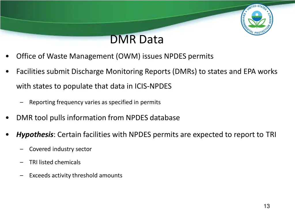 dmr data