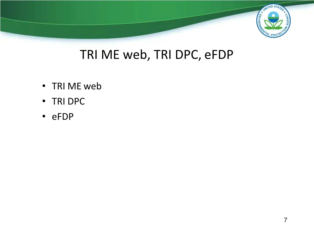 tri me web tri dpc efdp