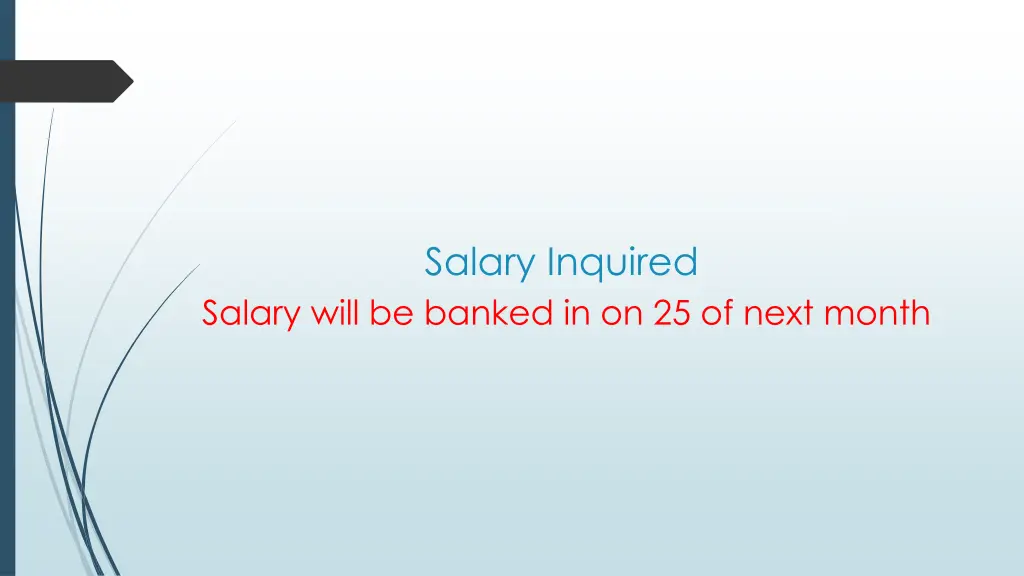 salary inquired