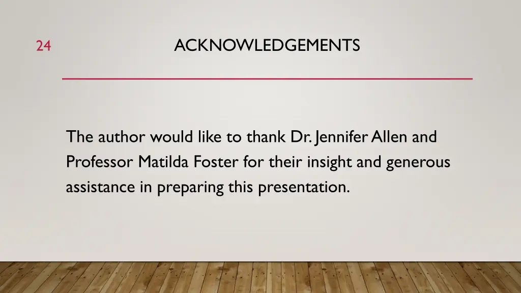 acknowledgements