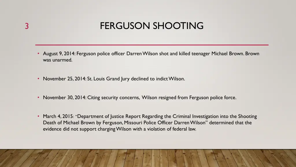 ferguson shooting