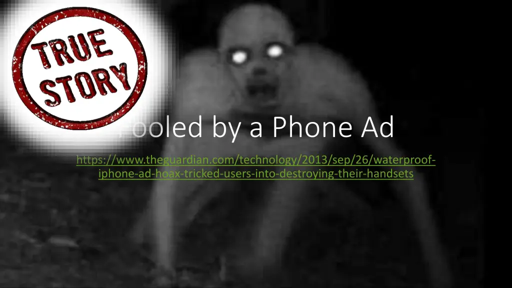 fooled by a phone ad 2