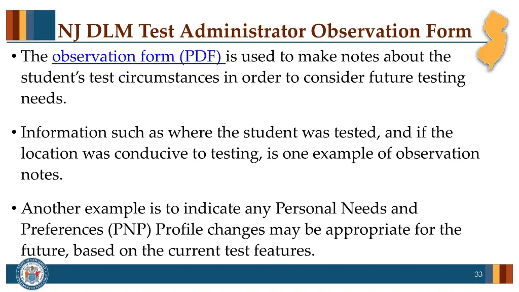 nj dlm test administrator observation form