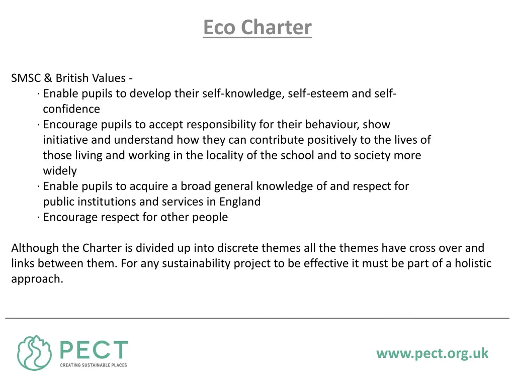 eco charter