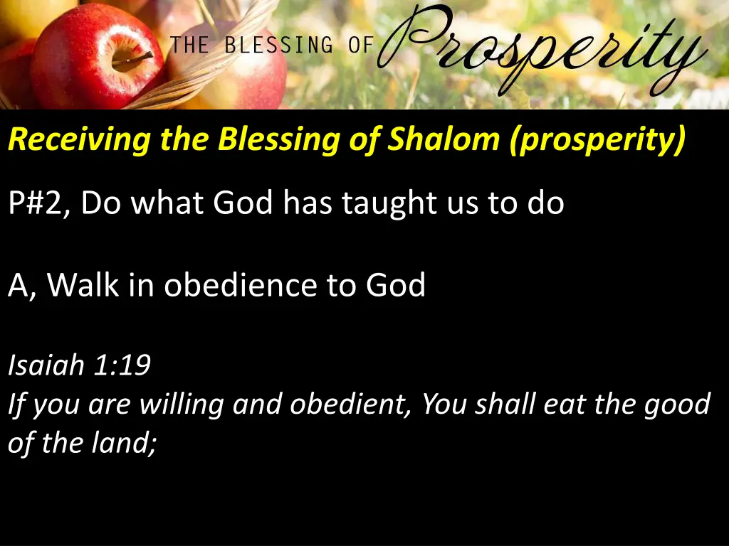 receiving the blessing of shalom prosperity 3