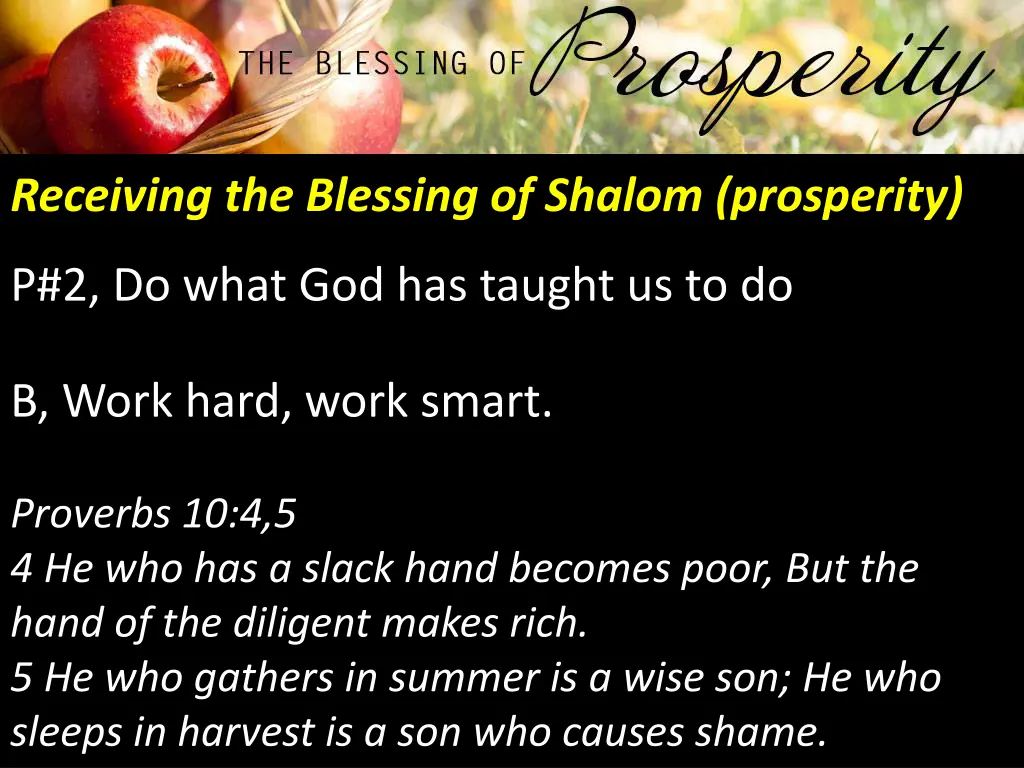 receiving the blessing of shalom prosperity 5