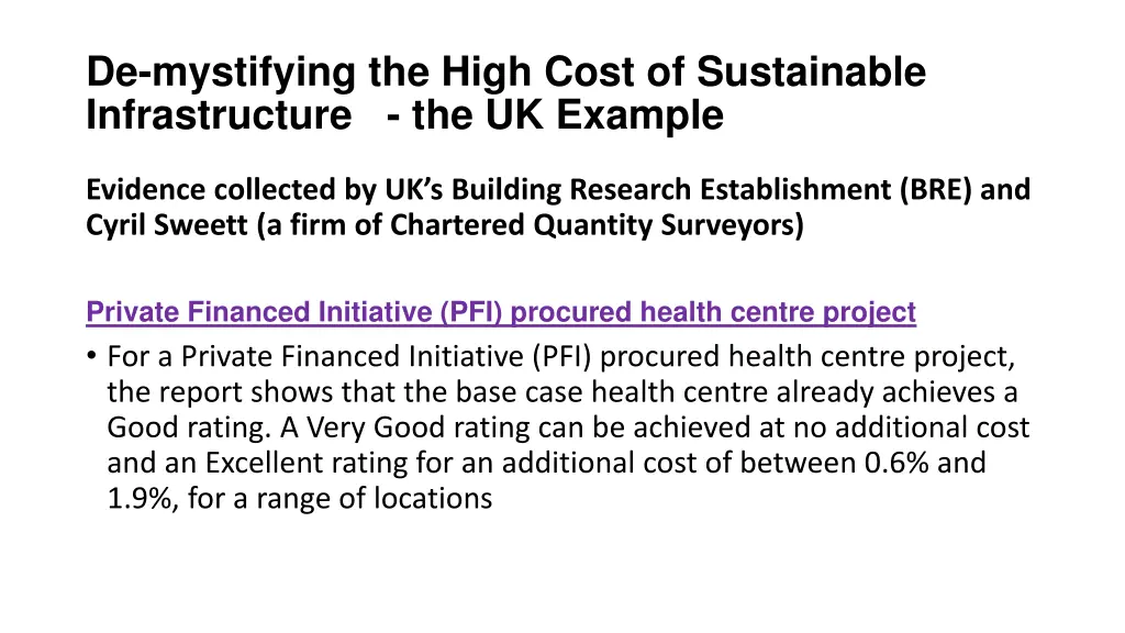 de mystifying the high cost of sustainable 3