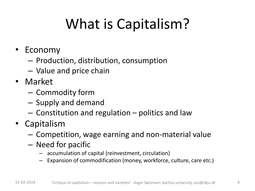 what is capitalism