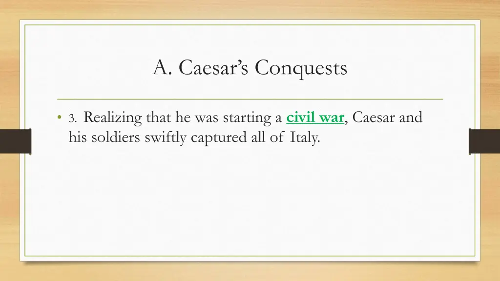 a caesar s conquests 2