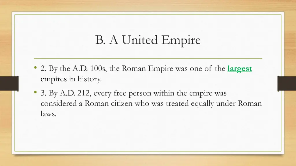 b a united empire 1