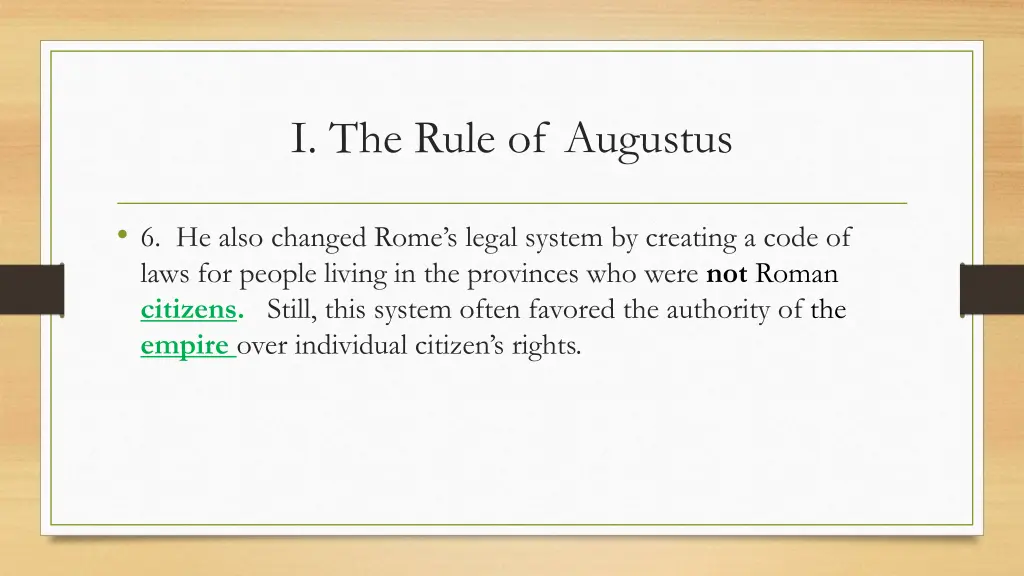 i the rule of augustus 5