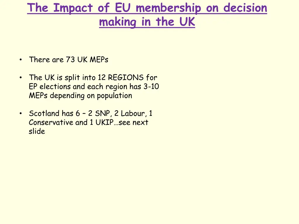 the impact of eu membership on decision making 2