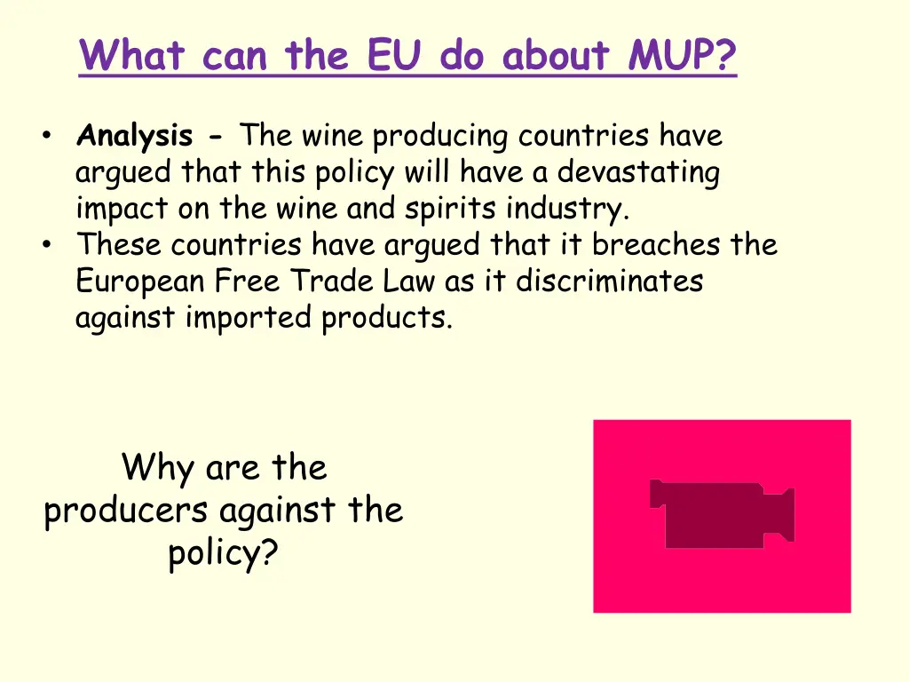 what can the eu do about mup