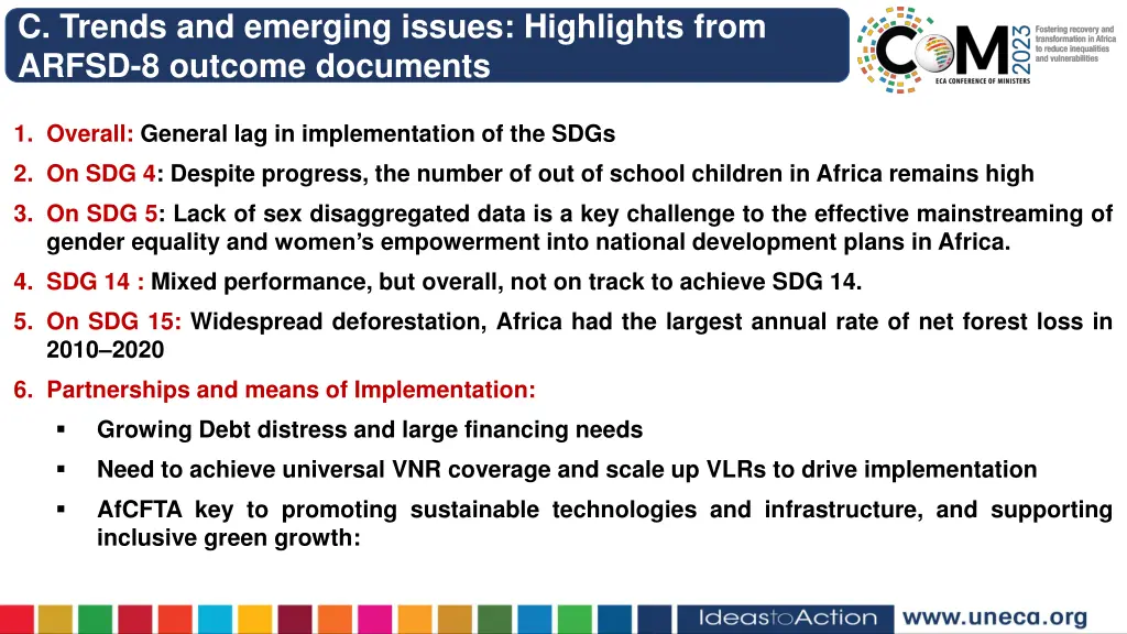 c trends and emerging issues highlights from