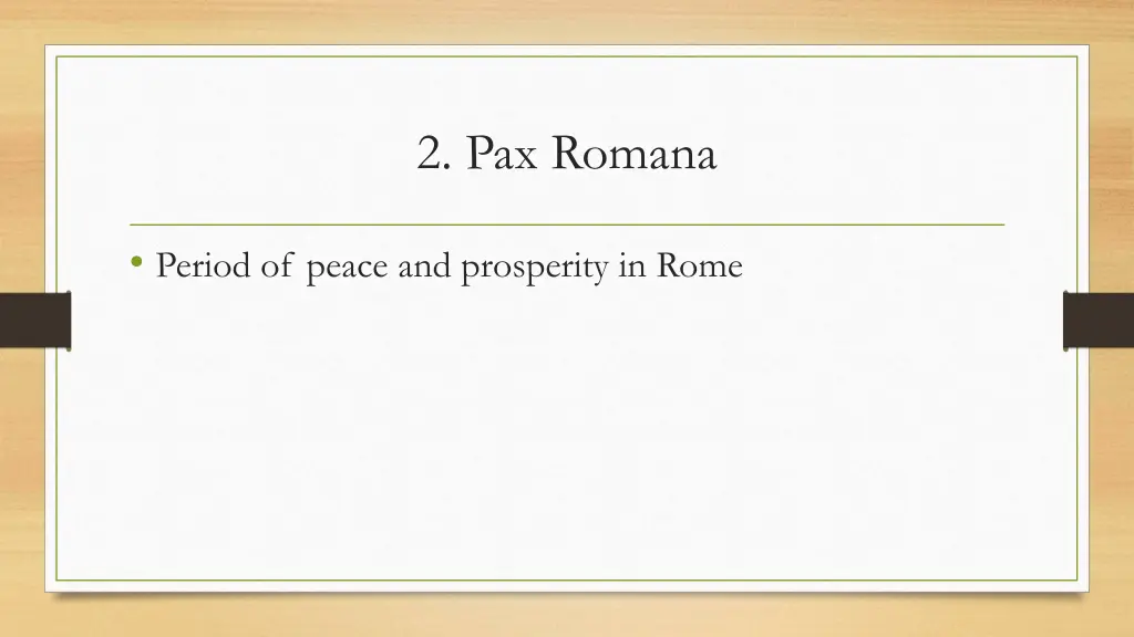 2 pax romana