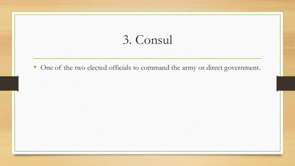 3 consul