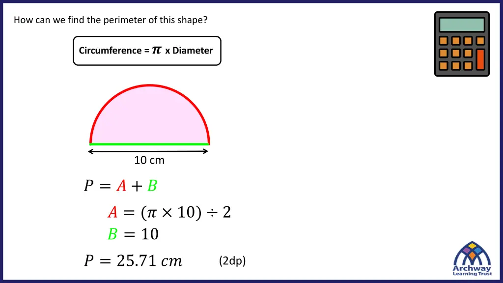 how can we find the perimeter of this shape