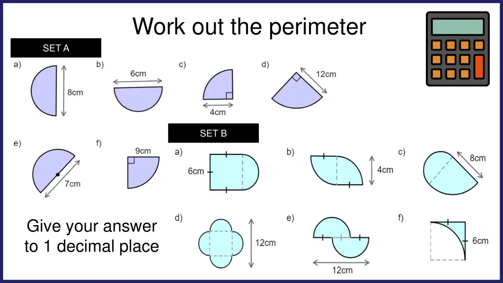 work out the perimeter