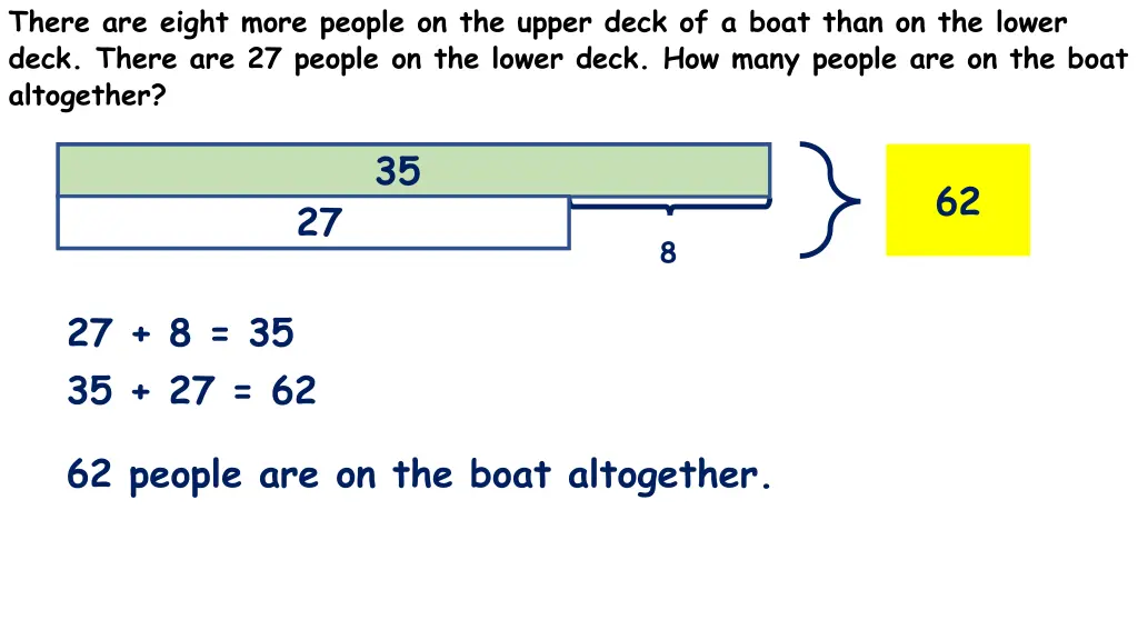 there are eight more people on the upper deck