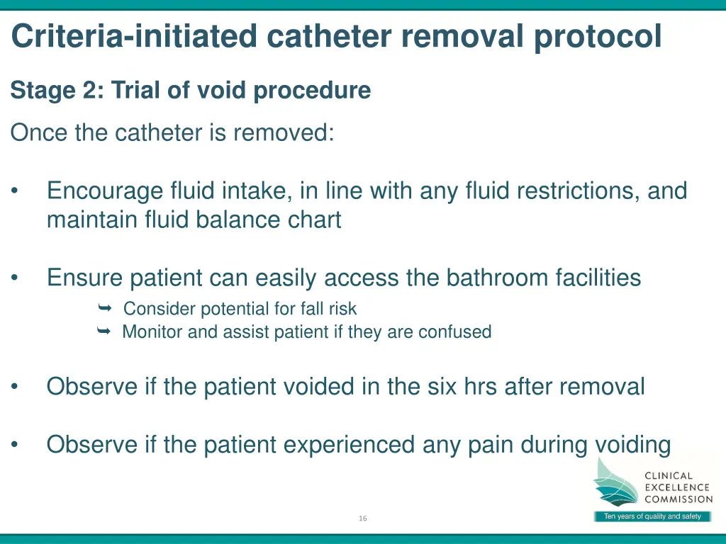 criteria initiated catheter removal protocol 4