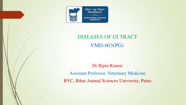 diseases of gi tract vmd 603 pg