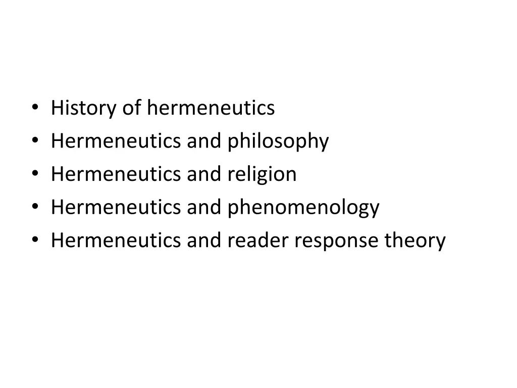 history of hermeneutics hermeneutics